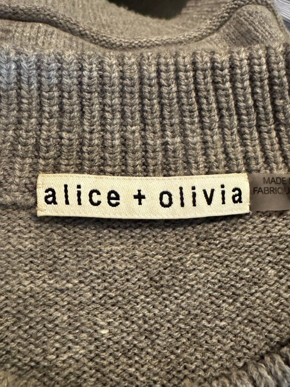 Alice + Olivia Denver “You’re Doing Great” Sequin Sweater – Size Large - Picture 4 of 6